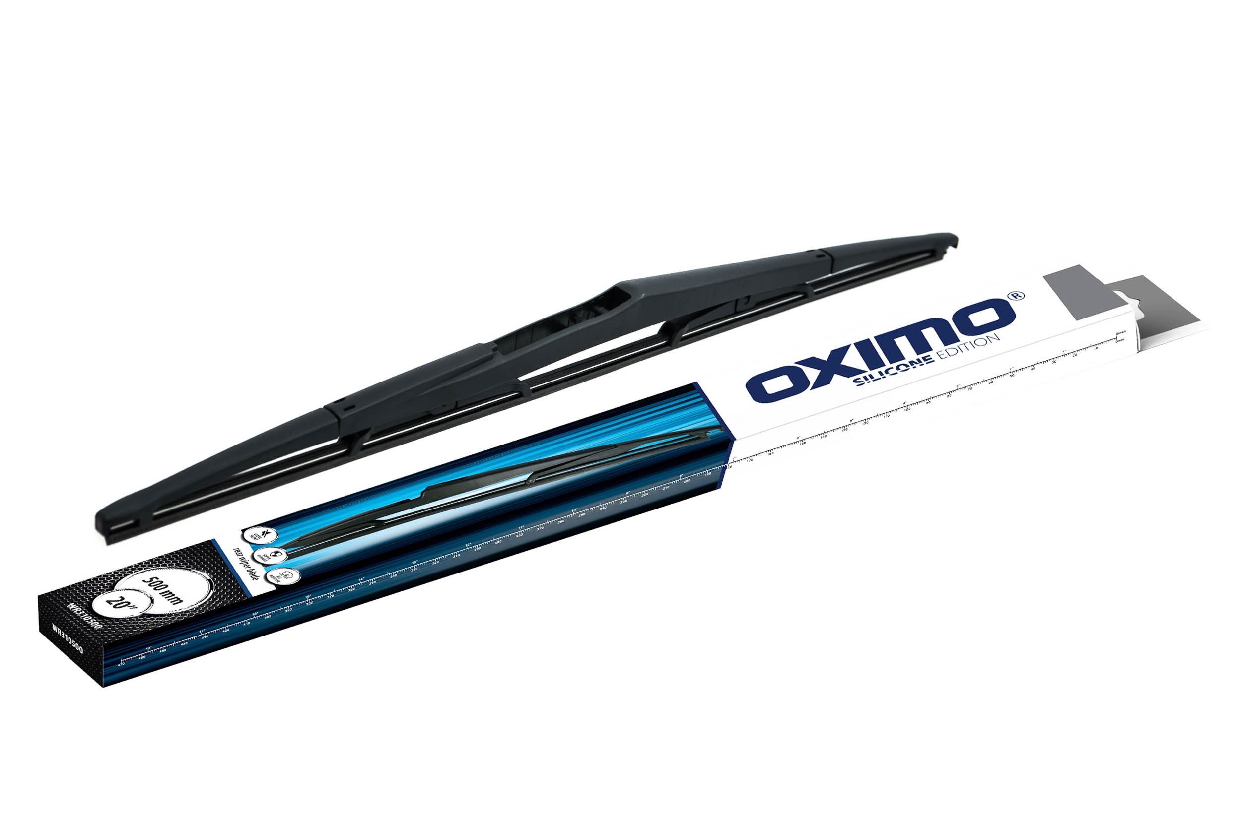 OXIMO WR310500 Hátsó silicon ablaktörlő lapát 500 mm